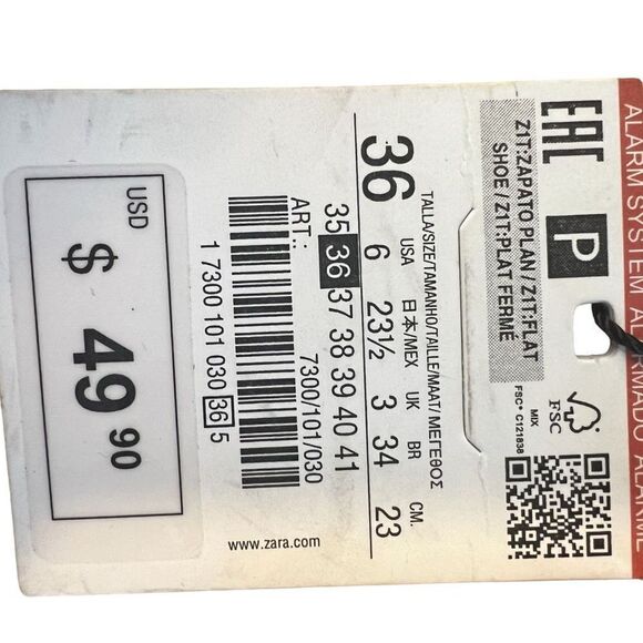 NWT Zara oxfords hunter green size 6 - Picture 8 of 12